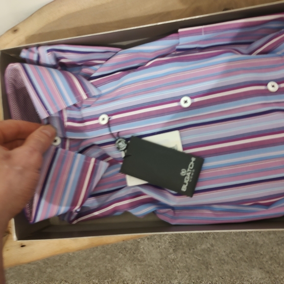 Bugatchi Long sleeve purple NWT - Picture 2 of 6